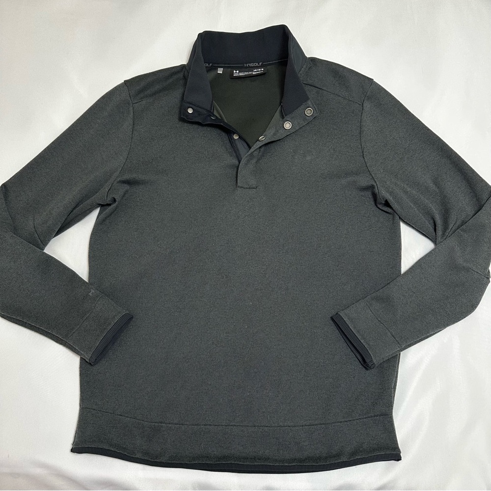Under Armour Golf Cold‎ Gear size large Men's Dark Gray Pullover Sweater